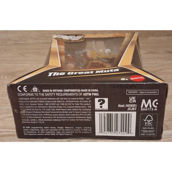 WWE Elite Legends THE GREAT MUTA Action Figure Series 27 Mattel  New Unopened - Picture 4 of 8